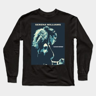 Serena Williams-'I am not retired' Long Sleeve T-Shirt